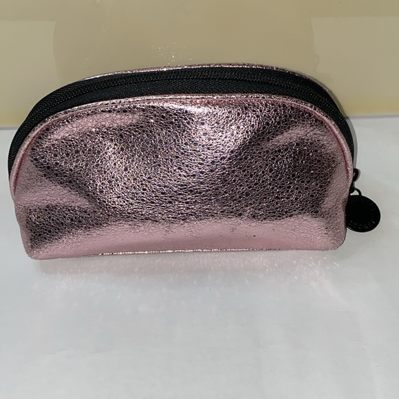 Victoria Secret Pink Metallic Cosmetic Pouch EUC - Picture 2 of 11